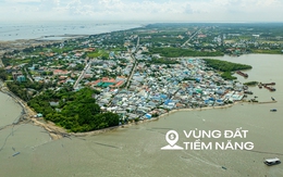 Toàn cảnh khu vực được đề xuất xây cầu nối Cần Giờ với Vũng Tàu, nằm trong dự án lấn biển 9 tỷ USD của Vinhomes