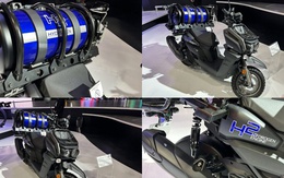 Yamaha bất ngờ trình làng mẫu xe máy chạy bằng hydro, dự án hợp tác giữa Yamaha và Toyota!