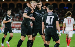 Haaland lập cú đúp, Man City đánh rơi chiến thắng khó tin trước Monaco