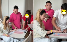 Sản phụ TP.HCM nhận sổ đỏ, lăn tay ngay tại bệnh viện nhờ sinh con gái
