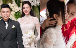 Lễ đón dâu Đỗ Hà và thiếu gia tập đoàn Sơn Hải: Cô dâu chú rể quá đẹp đôi, thái độ mẹ chồng gây chú ý