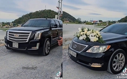 Ngắm dàn xe đón dâu của Hoa hậu Đỗ Thị Hà và thiếu gia Tập đoàn Sơn Hải: Toàn xe 'chấm' to, biển đẹp