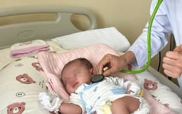 Bé gái sơ sinh có trái tim nằm bên phải lồng ngực