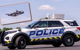 Mỹ: Lần đầu tiên thử nghiệm mẫu xe tuần tra tự lái tích hợp drone