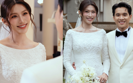 Lễ cưới nhà thờ của Á hậu Quỳnh Châu: Cô dâu rưng rưng xúc động, thiếu gia Đà Lạt quá điển trai!