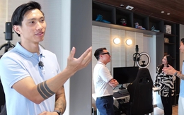 Phòng ngủ ở biệt thự 2 mặt tiền 40 tỷ của vợ chồng Đoàn Văn Hậu, phải quét vân tay mới vào được