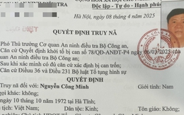 Truy nã đặc biệt Chủ tịch Tổng Công ty Cây xanh Công Minh
