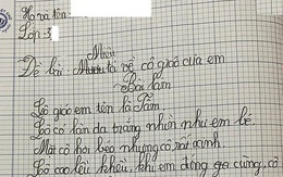 Bài văn tả cô giáo của học sinh lớp 3 khiến cộng đồng mạng cười rớt nước mắt: Thật đến mức... thương cô nhiều hơn!