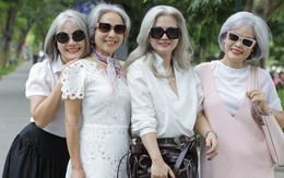 Tìm ra hội chơi tóc bạc khét nhất thủ đô, đỉnh nhất là một "chị đẹp" U60 đã đẹp còn sang