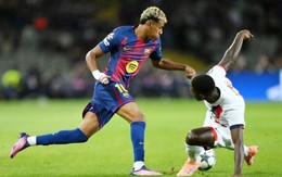 Lamine Yamal dẫn đầu bảng xếp hạng rê bóng năm 2025 với khoảng cách gần 100 lần