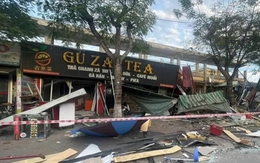 Nổ tại ki-ốt cạnh sận vận động, một số người bị thương