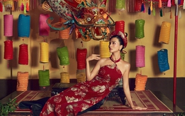 NSƯT Kim Tuyến khoe sắc vóc U40 với "Giấc mộng đêm Trung thu"