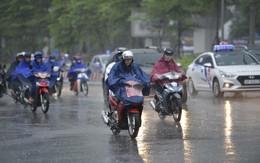 Ngày mai, nhiều nơi xuất hiện mưa to