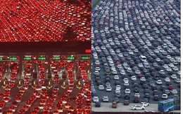 Cảnh tượng "nghẹt thở" sau Tết đoàn viên