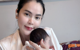 Bức ảnh sau sinh của Hoa hậu Phương Lê gây chú ý