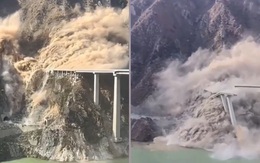 Sập cầu mới khánh thành ở Trung Quốc