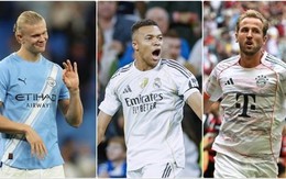 Mbappe, Kane và Haaland cạnh tranh quyết liệt cho danh hiệu Vua phá lưới năm 2025