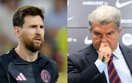 Laporta loại trừ khả năng Messi thi đấu Barcelona một lần nữa