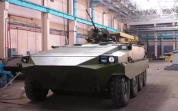 Thiết giáp 'vô lý' nhất của Ukraine là xe chiến đấu bộ binh bánh lốp K-64