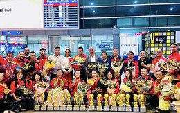 Ngày về rạng rỡ của đội tuyển thể hình với ngôi á quân thế giới