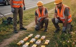 Công nhân phát hiện 8 thỏi vàng khi đang cắt cỏ: Cảnh sát vào cuộc, giá trị ước tính hơn 900 triệu đồng