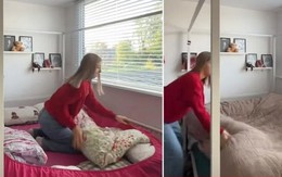 Trend nằm 'giường khoai tây' để ngủ ngon đang 'làm mưa làm gió' trên TikTok