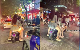 Xử phạt tài xế xe công nghệ chở 3 cô gái trên đường Trần Duy Hưng