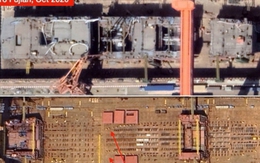 Trung Quốc âm thầm dựng 'siêu tàu sân bay hạt nhân' lớn nhất thế giới