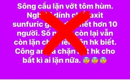 Bác tin 10 người tử vong vì đi vớt tôm hùm dính axit sunfuric