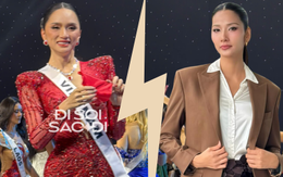 Hoàng Thuỳ lại "quậy" giữa tâm điểm Hương Giang bị loại sớm tại Miss Universe, tiện tố "ai đó" đạp đổ chén cơm