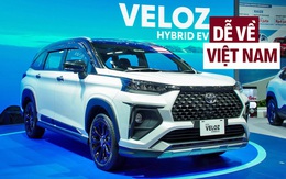 Ảnh thực tế Toyota Veloz hybrid giá quy đổi từ 472 triệu đồng vừa ra mắt: Động cơ 1.5L, có tính năng chạy điện, đáp trả Xpander hybrid