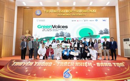 Một buổi sáng đầy nhiệt huyết Chuyển đổi xanh cùng Green Voices tại trường Đại học Thương mại