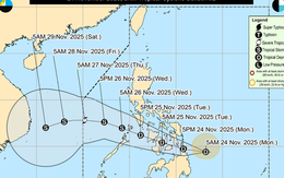 Philppines cảnh báo về "mầm" bão số 15
