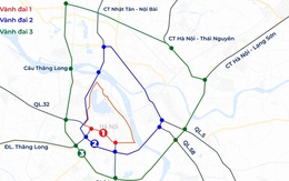 Chi tiết bản đồ khu vực dự kiến cấm xe máy xăng theo khung giờ tại Hà Nội