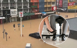 Thuê khách sạn cùng tình nhân nhưng bị mắc kẹt do lũ lụt, người đàn ông "đứng hình" khi được giải cứu