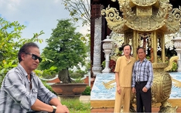 Chế Linh về Việt Nam, thăm nhà thờ Tổ của Hoài Linh và nói 1 điều