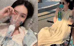 Xôn xao đoạn video Đoàn Di Băng ngồi xe lăn, thở oxy sau khi chồng bị bắt?