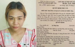 Ra quyết định truy nã Lê Thị Cũa sinh năm 2004
