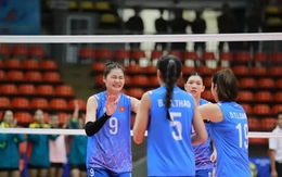 Bóng chuyền nữ Việt Nam áp đảo Myanmar trong ngày ra quân SEA Games 33