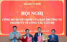 Công bố quyết định của Ban Thường vụ Thành ủy Huế về công tác cán bộ