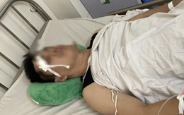 Xe buýt va chạm nhẹ với xe con, tài xế bị đánh chấn thương sọ não