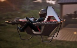 Đây là chiếc mô tô bay được chế tạo từ 48 động cơ phản lực thu nhỏ và bạn có thể mua trước với 990 USD