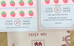 Chiếc thiệp cưới thị phi nhất cõi mạng hôm nay: Chuyện nhỏ như con kiến nhưng phơi bày vị thế trong gia đình