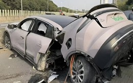 Gãy đôi sau khi tai nạn, mẫu xe điện Trung Quốc gây bất ngờ vì pin không phát nổ