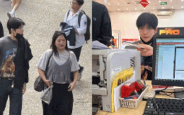 Kim Seon Ho dạo phố Hà Nội, mua cốm, mua cả... Iphone!