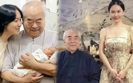 Họa sĩ đắt giá nhất Trung Quốc gây sốc: Chào đón con trai ở tuổi 87, trao toàn quyền gia đình cho vợ kém 50 tuổi