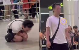 Người đàn ông Hàn Quốc quỳ khóc tại sân bay Việt Nam sau khi bị đuổi khỏi máy bay vì nghi quấy rối tình dục