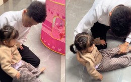 Clip bé gái 3 tuổi giả vờ ngất xỉu để tránh bị phạt thu hút gần 3 triệu lượt xem