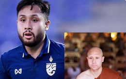 Cựu tuyển thủ U23 Thái Lan bất ngờ xuất gia, dù đang thi đấu ở nước ngoài