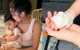 Sao Vbiz bất an vì con 2 ngày 2 đêm không ngủ, liên tục nôn ói